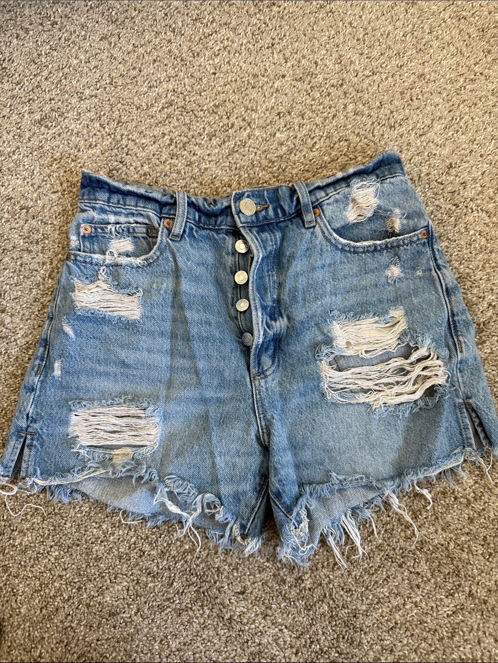 Garage denim shorts